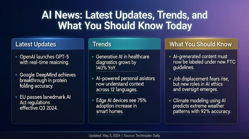 AI News – Latest Updates, Trends, and What You Should Know Today